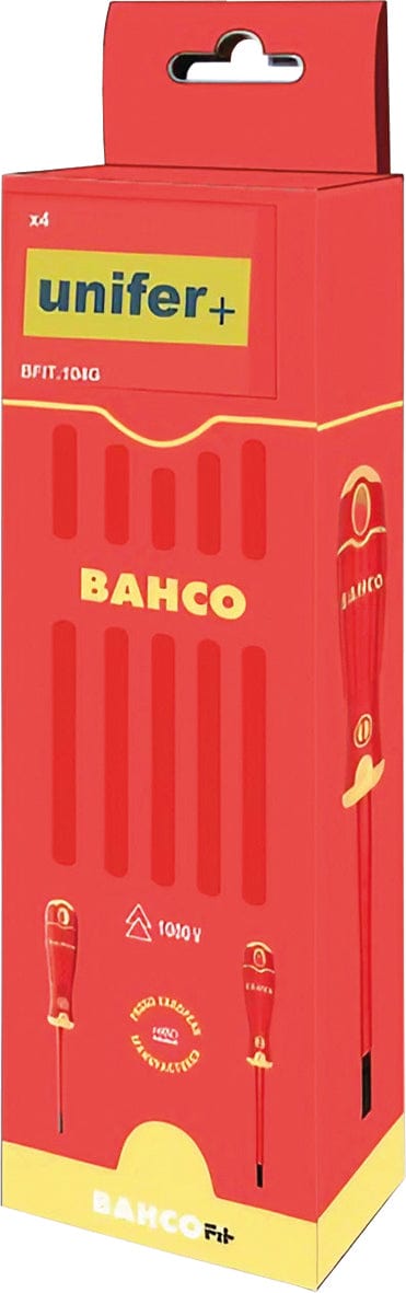 Juego de 4 Destornilladores BahcoFit BFIT104G