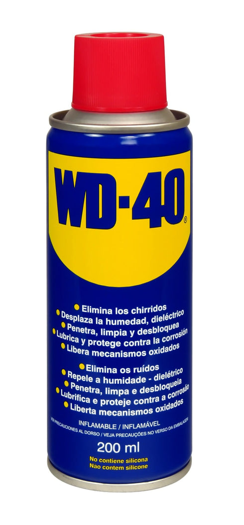 Lubricante WD-40 200ml - Dieléctrico 43.000V