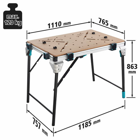 Mesa de trabajo Wolfcraft Master Work 1600