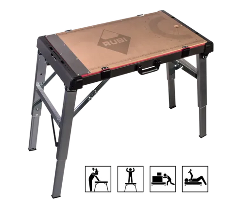 Mesa trabajo plegable 4 en 1 de RUBI