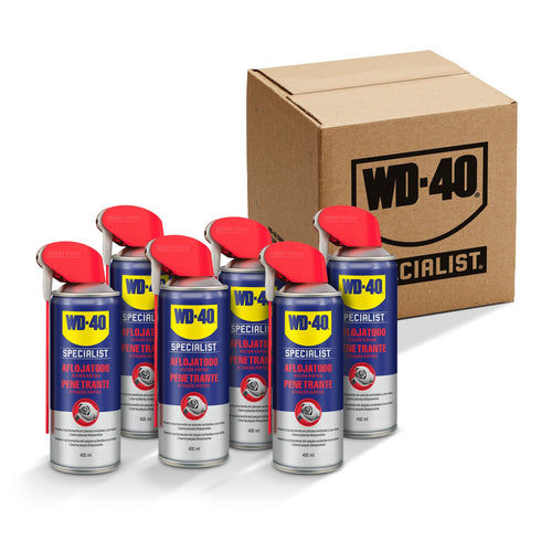 400ml / Pack de 6 unidades Pack 6 WD-40 Specialist Aflojatodo Rápida Acción 400 ml | Incremental