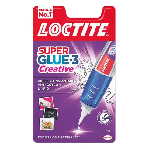 Pegamento Super Glue 3 CREATIVE PEN 4G 2646189 - PACK 12 UNIDADESES