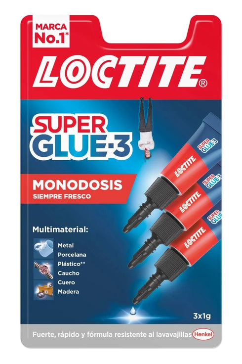 Pegamento Super Glue-3 Mini Trio 2640065 - PACK 12 UNIDADES