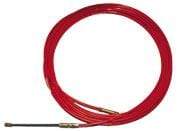 10m / Rojo / 4mm Pasacables de Acero y Nylon ATM
