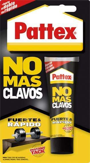 100 Gr / 12 unidades Pattex No mas clavos Adhesivo multiusos extrafuerte