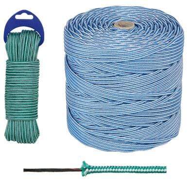 Blanco / 15m Rombull Cuerda polipropileno 4 mm – Con alma texturada –