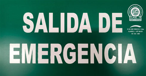 Señal Fotoluminiscente Salida de Emergencia