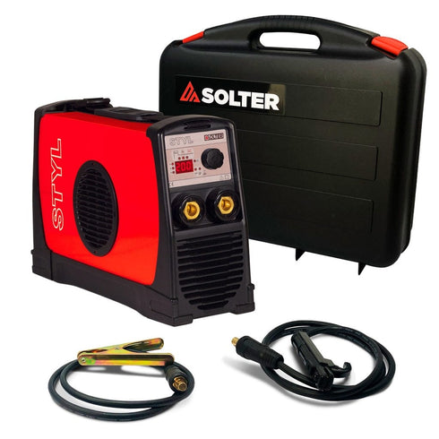 Soldador inverter Solter STYL 205 PRO DI | 200A MMA 220A TIG