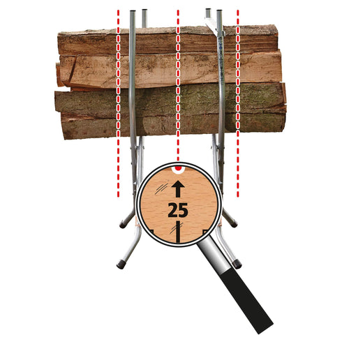 Soporte para cortar leña con motosierras Wolfcraft SB 60