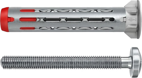 25 / 4 x 55 mm Taco Fischer DuoHM Híbrido para Pladur + Tornillo | M4 M5 M6