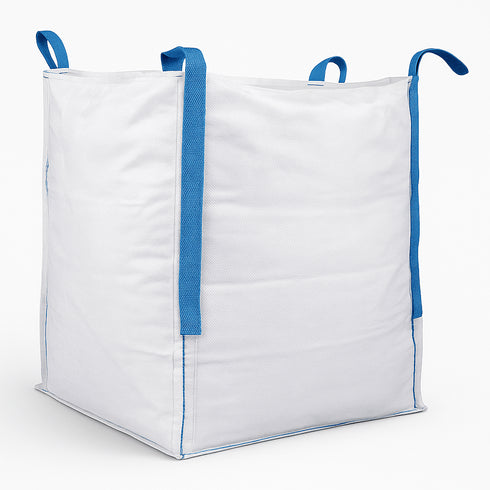 Tecnopacking Saco Big Bag 90×90×100 cm – 1000 kg – Blanco – SF 5:1