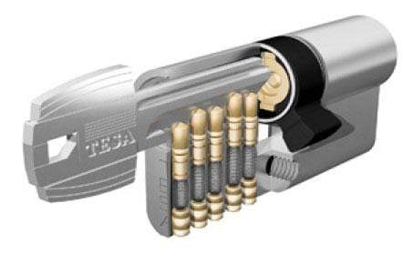 TESA CILINDRO 50303040L 30X40 LATON