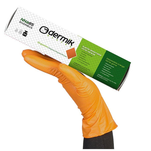 Guante químico tipo B NNa85 nitrilo EN ISO 374 | Dermik · Incremental.