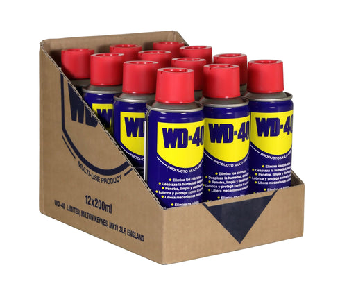 200ml / 12 WD40 Base Spray multiusos · 200ml, 1, 12, 400ml