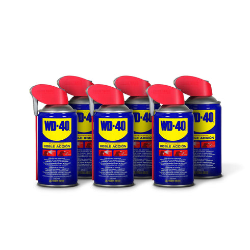 250ml / Pack de 12 unidades Pack WD-40 Spray Doble Acción Multiusos | 250ml y 500ml