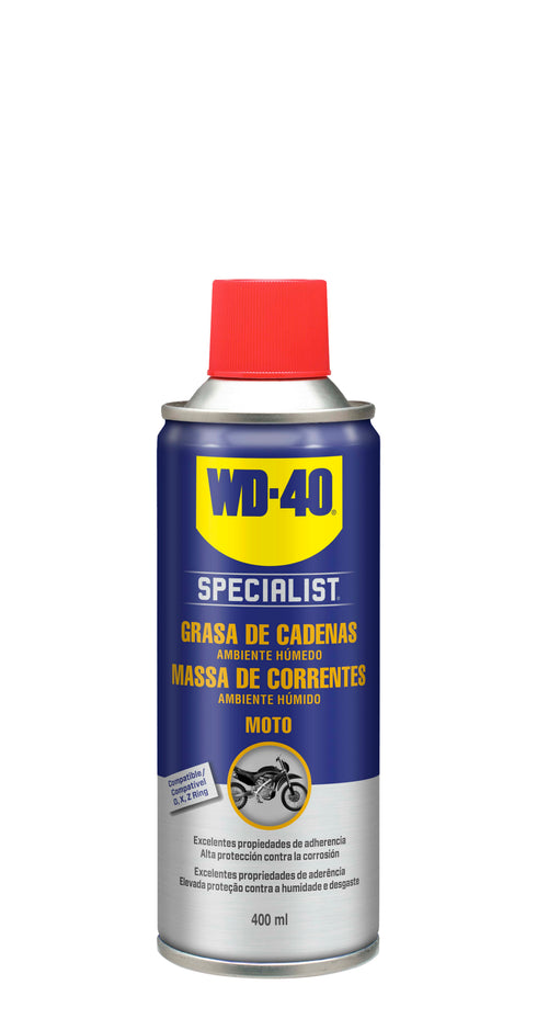 400ml / 1 unidad Grasa cadenas moto PTFE WD40 400ml