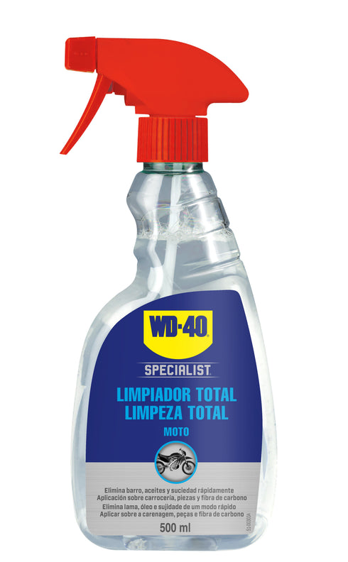 500ml / 1 unidad WD-40 Moto Limpiador Total 500ml