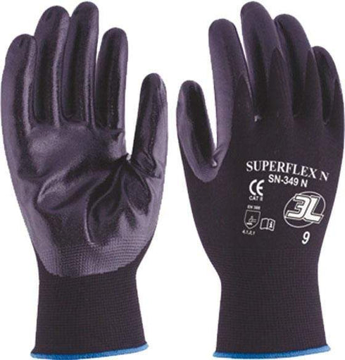 3L Guante Mecánico 3L Super Flex N SN349N