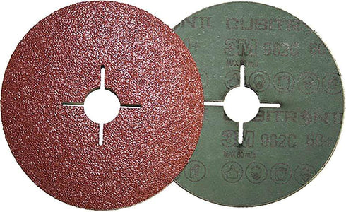 3M 115 mm GR36 / 25 Unidades Disco de fibra 3M Cubitron acero 982C