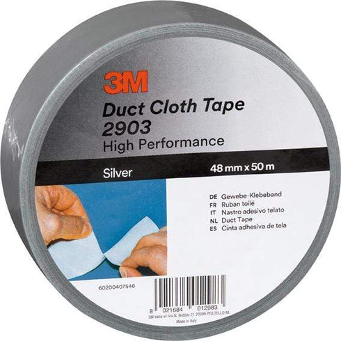 3M Cinta americana 2903 color plata 48mm x 50m 0,28mm 3M.