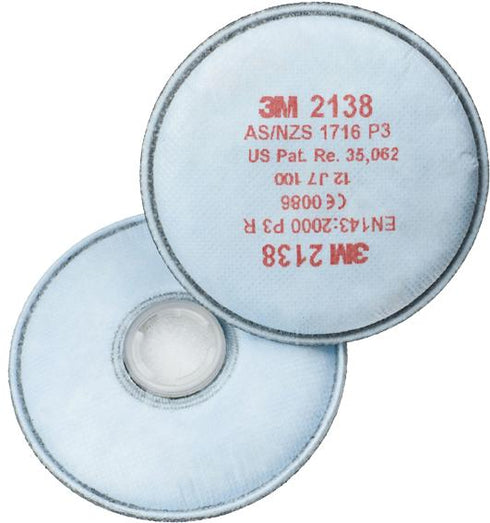3M FILTRO 2138 P3 VO GA P/MASCARA 6200/6800