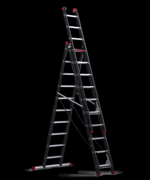 Altrex Andamios y escaleras 3x14 peldaños Escalera Altrex Mounter de 3x14 peldaños