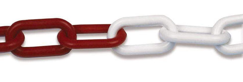 AMIG CADENA PLASTICO 30260/8X49-25MT ROJ/BCO