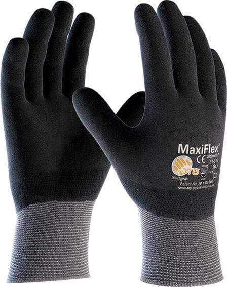 ATG MaxiFlex Ultimate 34-876 guante gris negro