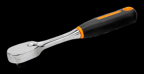 Bahco Carraca de cabeza tipo pera reversible de 3/8" con 80 dientes y un ángulo de acción de 4,5º Bahco 7750