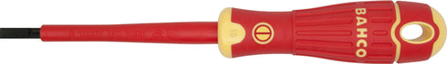 Pack de 10 unidades / 3x100mm Destornillador Ranurado con aislamiento Bahco B196