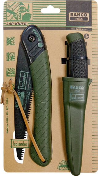 BAHCO JGO.SERRUCHO PLEGABLE 396+CUCHILLO 2444