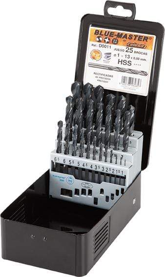 BLUEMASTER JGO.BROCAS HSS DIN 338-1-13X0,50MM D0011