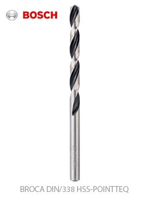 BOSCH CONSTRUCCION / INDUSTRIA 2.0X24X49 (2 unidades) Broca para metal Bosch DIN 338 Hss Pointteq