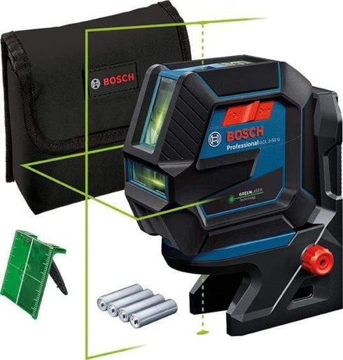 BOSCH CONSTRUCCION / INDUSTRIA NIVEL LASER GCL 2-50G+RM10+FUNDA