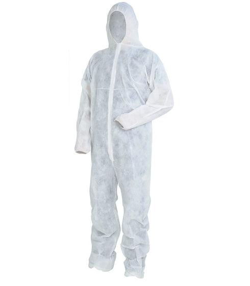 Cofra Ropa de trabajo M Blanco COFRA Buzo desechable Sheer Pro
