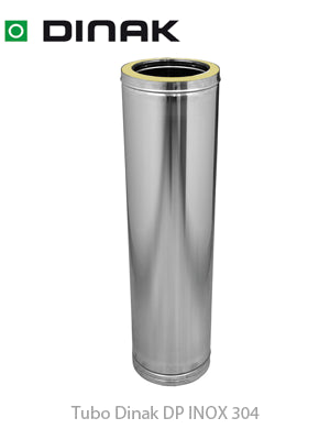 DINAK 460x125mm Tubo Dinak DP Inox 304