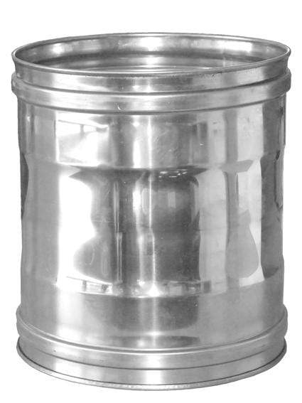 80mm Manguito Inox 316L Pellet SW unión H-H Dinak