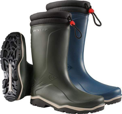 Dunlop calzado 36 / Verde-Negro Bota Dunlop Blizzard
