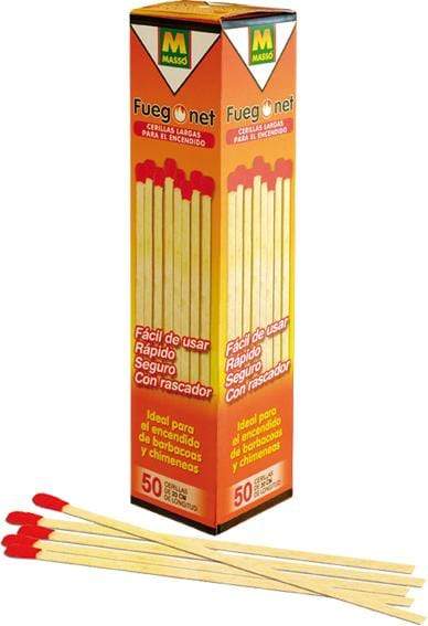 FUEGO NET CERILLAS LARGAS 20CM 231124-50PZ