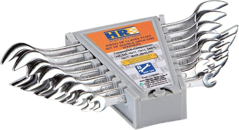 HR JGO LLAVE FIJA PLANA 170080 HR 8 PZ