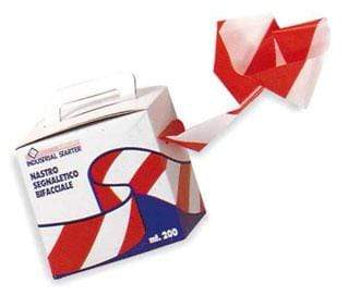 Industrial Starter 200 metros / Rojo - Blanco Cinta de señalización Starter 09300