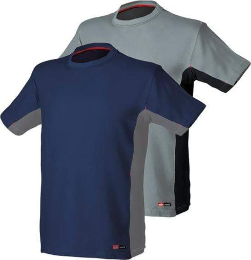 Industrial Starter CAMISETA STRETCH 8175 AZUL/GRIS T-L