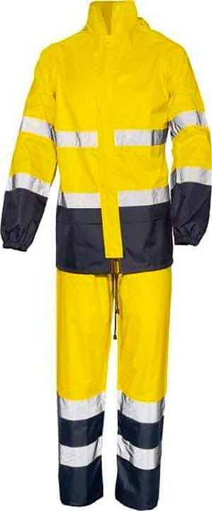 Industrial Starter Ropa de trabajo S / Amarillo-Azul Traje de agua Industrial Starter 1800 Alta visibilidad