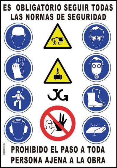 JG Señalizacion Cartel multi-obra-960-70x100-JG Señalizacion