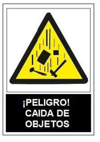 JG Señalizacion Señal advertencia-peligro-caida-objetos-sa1017-JG-Señalizacion