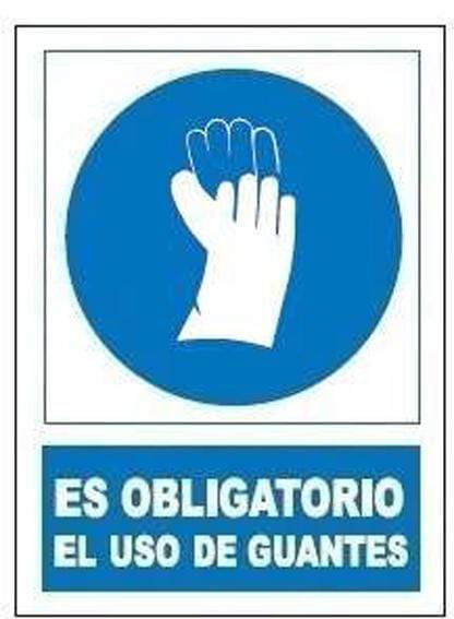 JG Señalizacion Señal obligatoria uso guantes so802 JG Señalizacion
