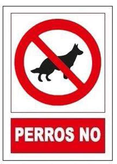 Señal prohibido perros no sp864 JG Señalizacion
