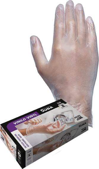 JUBA Guantes desechables Guante desechable de vinilo Juba 550