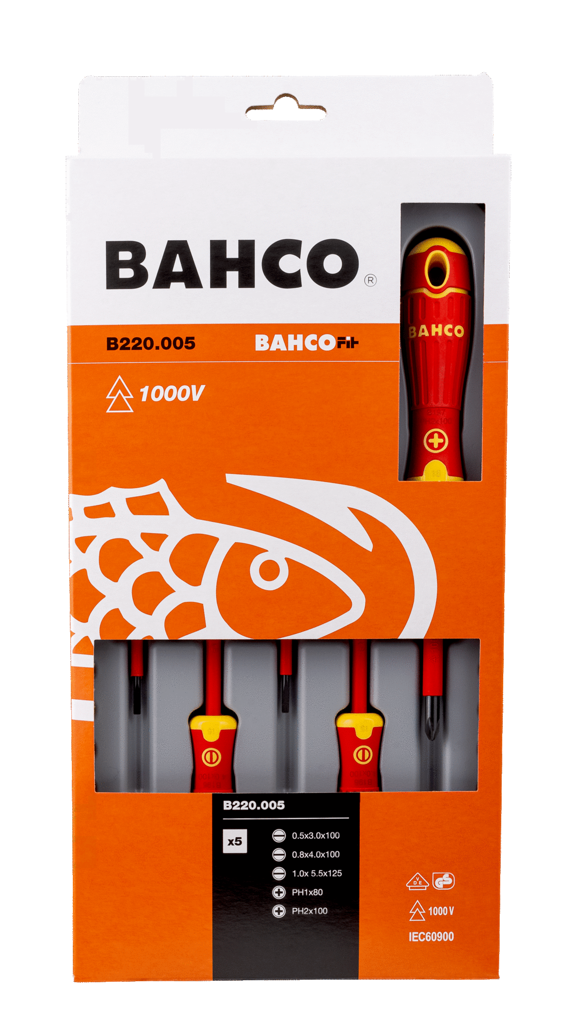 Bahco śrubokręty - Zestaw Wkrętaków BahcoFit Torx 10 Szt. B219.210