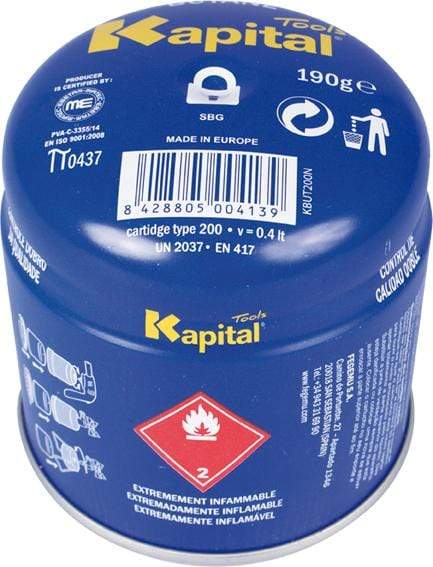 KAPITAL CARTUCHO GAS KBUT200N C/VALVULA